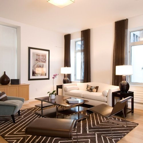 Living room modern rug